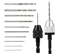 Drill Bit, Masonry Drill Bits Set, Countersink Drill Bit, Nail Drill Bits, Tile Drill Bits, Wood Drill Bits, Alloy Steel Silver 2.2x2.2x7 cm 0.87x0.87x2.76 Inches for Mansory Use
