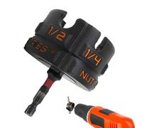 Drill Bit Nut Inserter | Fast Nut and Bolt Removal Tool,Ergonomic Time Saving Fastener Assembly Maintenance Attachment for Home Furniture Repair Construction Projects Technicians