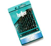 Heller Tools 177344 "901" Steel Drill Bit of HSS, Silver, Set of 13 Piece