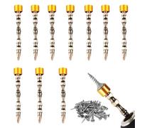 Drill Bit Set | Magnetic Anti-Slip Heavy Duty | Magnetic Drill Bit Set | for Construction Carpentry DIY Projects Professional Contractors Handymen