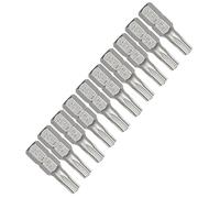 Drill Bit Sets,Drill Bits Set 3pcs 1 Inch T6 T7 T8 T9 T10 T15 Torx Screwdriver Bit Set S2 Steel 1/4 Inch 6.35mm Hex Shank Electric Screwdriver Bits for Power Tools(10PCS T25 Set)