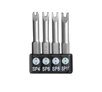 Drill Bit Sets,Drill Bits Set 4-13pcs Special-Shaped Screwdriver Set 50mm U-Shaped Y-Type Triangle Inner Cross Three Points Screwdriver Bit Tool Accessories(U-Shaped 4Pcs)