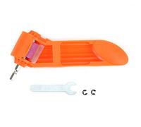 Drill Bit Sharpener | 100 Grit Grinding Wheel Sharpens 2-12.5mm Bits | Portable Electric Grinder for Iron Drill Bits | Quick Sharpening Tool for Home/Workshop/DIY (Orange)