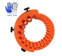 Drill Bit Sharpener, Drill Sharpener, Angle Grinder Drill Bit Sharpener for 2-13mm Bits, 125mm Portable Angle Grinder Drill Bit Sharpener, Efficient Tools for Restoring Old Drill (Orange)