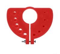 Drill Bit Sharpener for Angle Grinders, Portable Multi-Specification Grinding Tool Compatible with HSS and Cobalt Drill Bits, 2 Pack (Red/Blue/Black)(A)