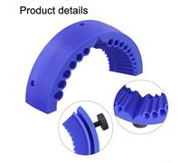 Drill Bit Sharpener for Power Drill, Grinding Attachment with Adjustable Guide, 15.3x10.5x3.8cm Plastic Sharpening Tool for Metalworking(with Gloves)