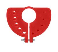 Drill Bit Sharpener Multi-Specification Drill Bit Grinding, Plastic requiring no Special Skills Catering to Diverse Needs 11.5 * 12.5CM Optional ColorRed (Red)