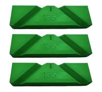 Drill Bit Sharpening Fixture Supporting Consistent Grinding Alignment to Achieve 118 Degree and 135 Degree Point Angles (3PCS Green 135°)