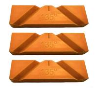 Drill Bit Sharpening Tool for Workshop Applications Requiring Precise 118 Degree and 135 Degree Angle Replication on Grinders (3PCS Orange 135°)