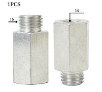 Drill Bit Thread Adapter for M14/16 Grinder Polisher, Compatible with Outer M14 and Inner M14 Connectors, Metal Conversion Connector for Polishing Pads, Cutting Discs, Saw Blades