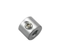 Drill Bits Limit Rings 4-10mm Universal Depth Drill Stop Collars Lock up Oblique Hole Drill Bits Dowel Shaft Chuck (Color : Silver, Size : 1pc 9mm)