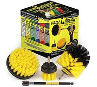 Drill Brush - Cleaning Supplies - Bathroom Accessories - Shower Curtain - Bath Mat - Bathroom Cleaner - Grout Cleaner - Scrub Brush - Bathtub - Sink - Toilet - Bidet - Flooring - Spin Brush