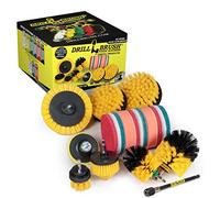 Drill Brush Power Scrubber by Useful Products - Toilet Brush - Bathroom Cleaner - Shower Cleaner - Bathroom Accessories Set - Cleaning Kits - Toilet Scrubber - Spin Brush for Cleaning Bathroom
