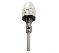 Drill Chuck 0.3-3.4mm for Rotary Tools, 3mm Round Shank for HSS Accessory with 5.1 cm Length, Compatible with Electric Grinder, Engraving Machine and Nail Machine
