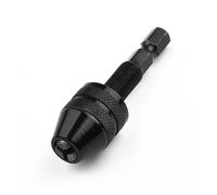 Drill Chuck 0.3-8mm Mini Self-Tighten Electric Drill Bits 1/4" Hex Shank Quick Change Converter Keyless Drill Bit，1pcs(0.3-3.4mm)