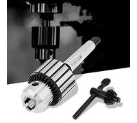Drill Chuck,1-13 mm Capacity Carbide MT2-B16 Arbor Key Chuck Mini Rotary Tool Key Converter Tool Kit for Motor Shaft Drilling Machines Centering Drilling Tapping Reaming Operation
