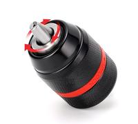Drill Chuck, 1/2-20UNF Mount 2~13mm Keyless Hand Drill Chuck Adapter Self-Tighten Drill Chuck Converter for Multiple Use