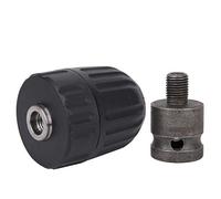 Drill Chuck Adapter Firm Connection Electric Wrench Conversion 3/8-24UNF Thread Electric Drill Hand Tight Chuck