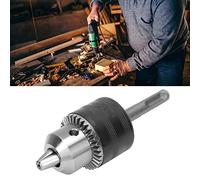 Drill Chuck Adapter, Lathe Chuck Drill Chuck for Impact Driver with SDS Round Shank Adapter Electric Hammer Converter 1.5-13mm Key Type Drill Chuck Key Drill Chuck Converter
