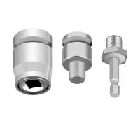 Drill Chuck Adapter - Quick Release Drill Socket Adapter | Alloy Steel Professional Power Tools Replacement | Conversion Part for Drilling Tasks Industrial Automotive Construction Applications