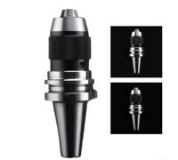Drill Chuck BT Handle Holder, CNC Integrated Self-Tightening Lathe Milling Cutter 40CR, 0.15mm High Accuracy Collet Chunk CNC Mill Holder(BT30-APU16)