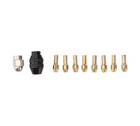 Drill Chuck Collet Set, Wide Compatibility Quick Change Keyless Chucks for Woodworking