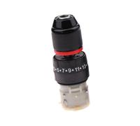 Drill Chuck Converter Power Tool Metal Accessories Professional Quick Change Metal Drill Adapter for Centering Engraving, Height 12.3 cm