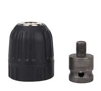 Drill Chuck, Electric Drill Hand Tight Clamp Thread Adapter Wrench Conversion Thread Head with 0.8-10mm 3/8-24UNF, Suitable for SDS, Ideal for Firmly Connection