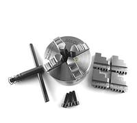 Drill Chuck Four Jaw Chuck Self-Centering for Mechanical Lathe for Drilling Milling Machine DIY Mini Hardened Steel Parts K12-80 - Drill Chuck