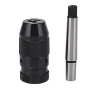 Drill Chuck, High Carbon Steel Easy to Install Self Tightening Chuck Strong with MT2 B16 Extension Bar for Milling Machines