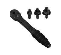 Drill Chuck Ratchet Wrench - Quick Change Adapter Tool | Portable Double Head Wrench with Strong Grip Compact Design for Car Repair Projects, Garage Work and Mechanical Adjustments
