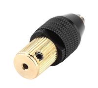 Drill chuck, self-tensioning miniature electric drill chuck with anti-slip texture, 0.3-3.4 mm (2 mm).