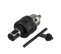 Drill Chuck Set with 3/4in Shank Adapter for B16 Taper Shaft 1/2-20UNF Thread, 3-Piece Magnetic Drill Chuck Connection Accessory 2