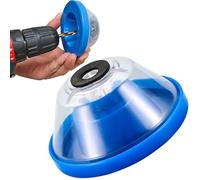 Drill Cover - Versatile Catch Bowl | Reusable Hole Saw Collector With Tight Seal For Cleaner Drywall Work, Efficient Containment For Electric Hammer Use In Construction, Remodeling, And