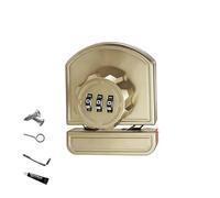 Drill Easy Passwords Security Easy Installation Customizable 4 Digit Code Alloy for Furniture Cabinet Wardrobe Not Drill