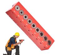 Drill Guide Block - Hand-Held Precision Drilling Template for 45 Degree Tenon Hole Drilling | Positioner of Dowel Templates in Wood Processing | for Woodworkers Construction Traders