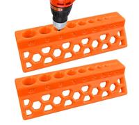 Drill Guide Block - Precision Jig Tool | 3D Printed Pipefitter with Easy Alignment, Woodworking Block with Construction Use, Drill Guide, Fabrication Accessory for Plumbing Daily Home