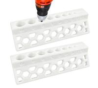Drill Guide Block - Precision Jig Tool | 3D Printed Pipefitter with Easy Alignment, Woodworking Block with Construction Use, Drill Guide, Fabrication Accessory for Plumbing Daily Home