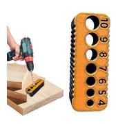 Drill Guide, Drilling Jig Block for Accurate Wood Drilling, Straight Holes, DIY Carpentry, Easy Alignment Feature, Woodworking Tool, Woodworkers Accessory for Doors Wood Projects 3.14x1.18 inches