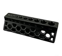 Drill Guide for PVC Pipe, 15mm 10-Hole 3D Printed Jig for Precise Drilling, Sturdy for pla Tool for DIY and Professional Use(Black)