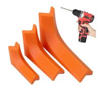 Drill Guide Template - Non-Slip Grip Tool with V-Groove to Prevent Deviation and Leading - Drilling Guide Template for Metal and Woodworking, for Enthusiasts, Professionals, Carpenters, Garage Factory