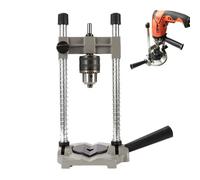 Drill Guide with Drill Chuck, Press the MultiAngle Guide Holder for Electric Drills, Drilling Accessories for Round Workpieces, Ceilings, Slats and Chamfers