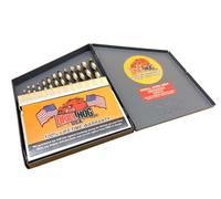 Drill Hog 13 Pc Niobium Left Hand Drill Bit Set Index Drill Bits