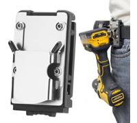 Drill Holder for Belt Clip-on Tool Belt Holder 304 Stainless Steel Heavy-Duty Drill Belt Holder for Hooks Clips Tools, Hook Holster for Impact Driver, Cordless Drills, Nailer, Tape Measure