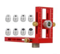 Drill Hole Guide Kit Built from Industrial Aluminum Alloy for Rigorous Use in Carpentry, Framing, and Assembly Work