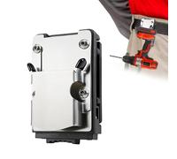 Drill Holster for Belt - Clip-on Tool Belt Holder,Toughbuilt 304 Stainless Steel Tool Clips for Hooks Clips Tools,Self Locking Multi Tool Belt for Cordless Drill,Impact,Nailer,Tape Measure