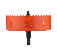 Drill HSS Bi-Metal Hole Saw HSS Circular Hole Cutter Suitable for Wood BoardsY(115mm)