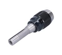 Drill Lathe Chuck, Good Rigidity Self Tightening Drilling Collet High Speed Steel APU16-R8-7/16 Straight Shank for Milling Machine