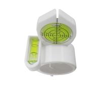 Drill Level Attachment - 50g Lightweight Bubble Levels, 10.5x6x4 Cm Circular Spirit Leveler, Buckle Design 3D Printing, No Screw Horizontal Guide | Mounting Balancing for Frame Mural Picture Shelves