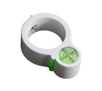Drill Level Tool Electric Drill Levelling Assistant for Level - Precision Drilling Jig with Bubble Holder for Wall Decoration & Cabinet Installation - White ABS 118x40mm(Green)